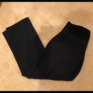 Maternity straight leg dress pants